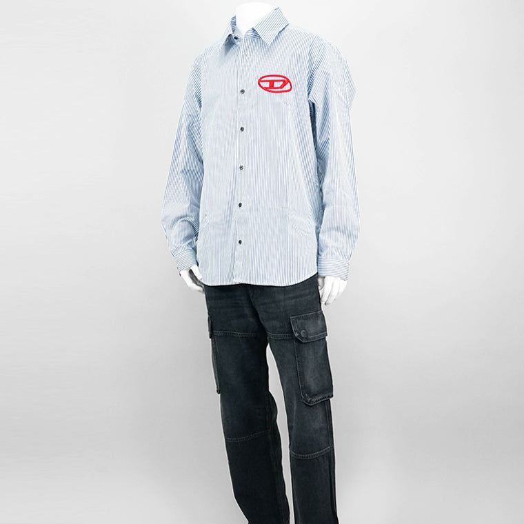 DIESEL メンズ シャツ S SIMPLEY E A14639 0DNAN ブルー系 8EK