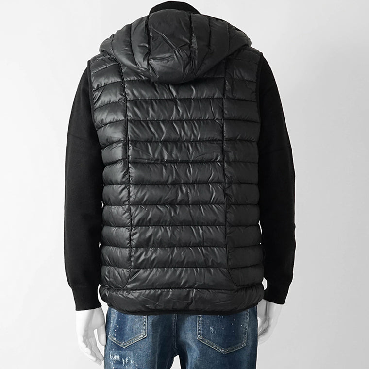 DIESEL メンズ ダウンベスト W TEMPLE JACKET A14718 0BHAZ ブラック 9XX