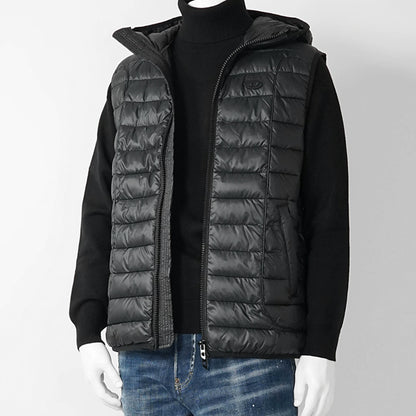 DIESEL メンズ ダウンベスト W TEMPLE JACKET A14718 0BHAZ ブラック 9XX