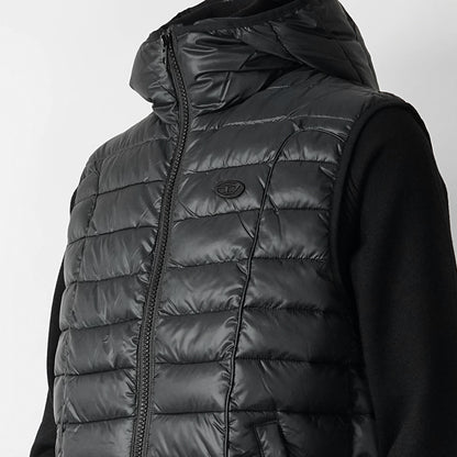 DIESEL メンズ ダウンベスト W TEMPLE JACKET A14718 0BHAZ ブラック 9XX