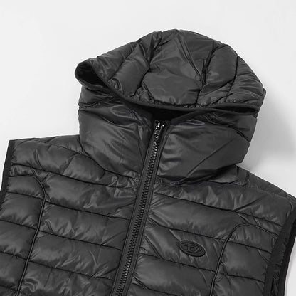 DIESEL メンズ ダウンベスト W TEMPLE JACKET A14718 0BHAZ ブラック 9XX