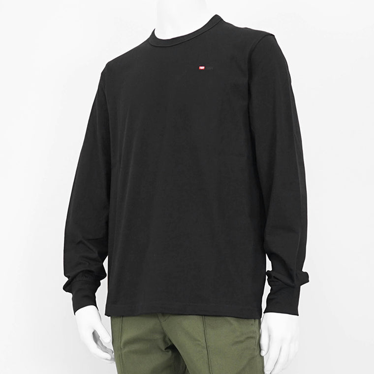DIESEL ブラック 長袖Tシャツ ディーゼル DIESEL メンズ 長袖Tシャツ ブラック – WORLDCLUB1989