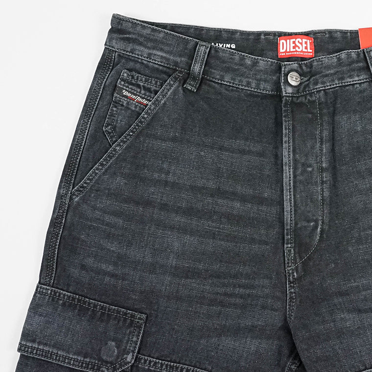 DIESEL メンズ ジーンズ D UTY CARGO A16291 007Z9 ウォッシュブラック 02