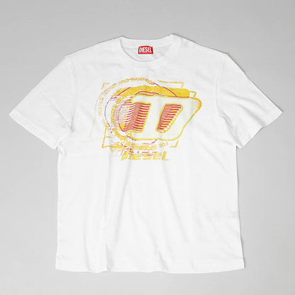 【SUMMER FINAL SALE】 DIESEL メンズ Tシャツ T ADJUST R11 A16430 0QKAP 2カラー