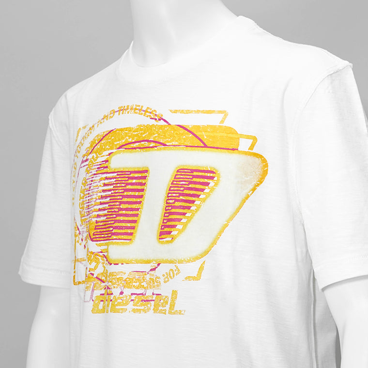 【SUMMER FINAL SALE】 DIESEL メンズ Tシャツ T ADJUST R11 A16430 0QKAP 2カラー