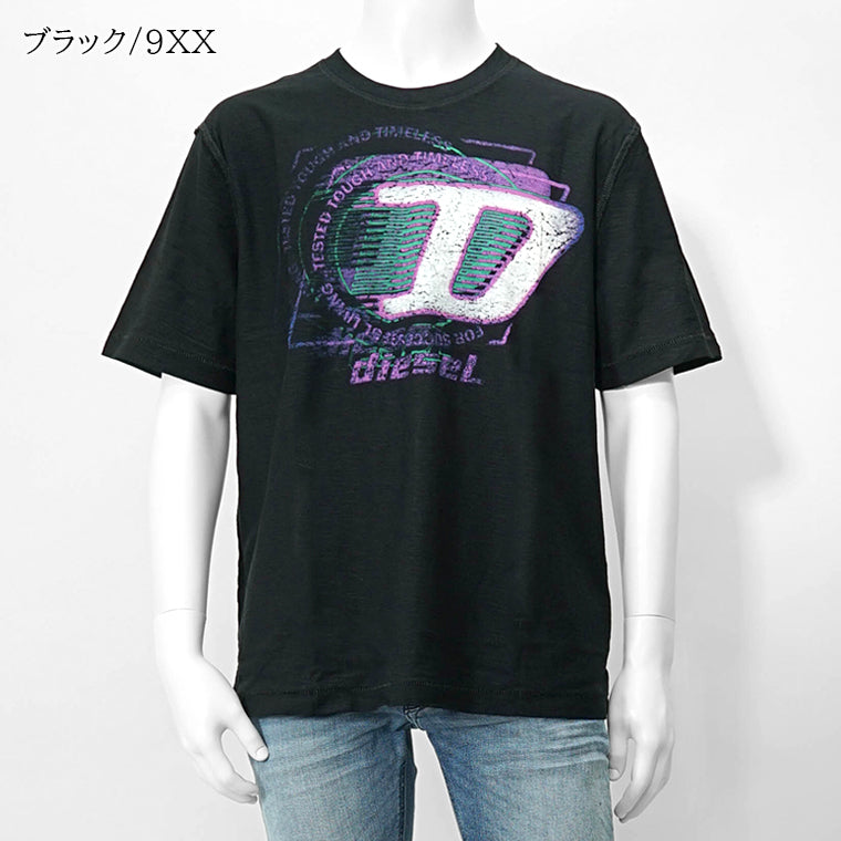 【SUMMER FINAL SALE】 DIESEL メンズ Tシャツ T ADJUST R11 A16430 0QKAP 2カラー
