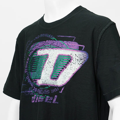 【SUMMER FINAL SALE】 DIESEL メンズ Tシャツ T ADJUST R11 A16430 0QKAP 2カラー