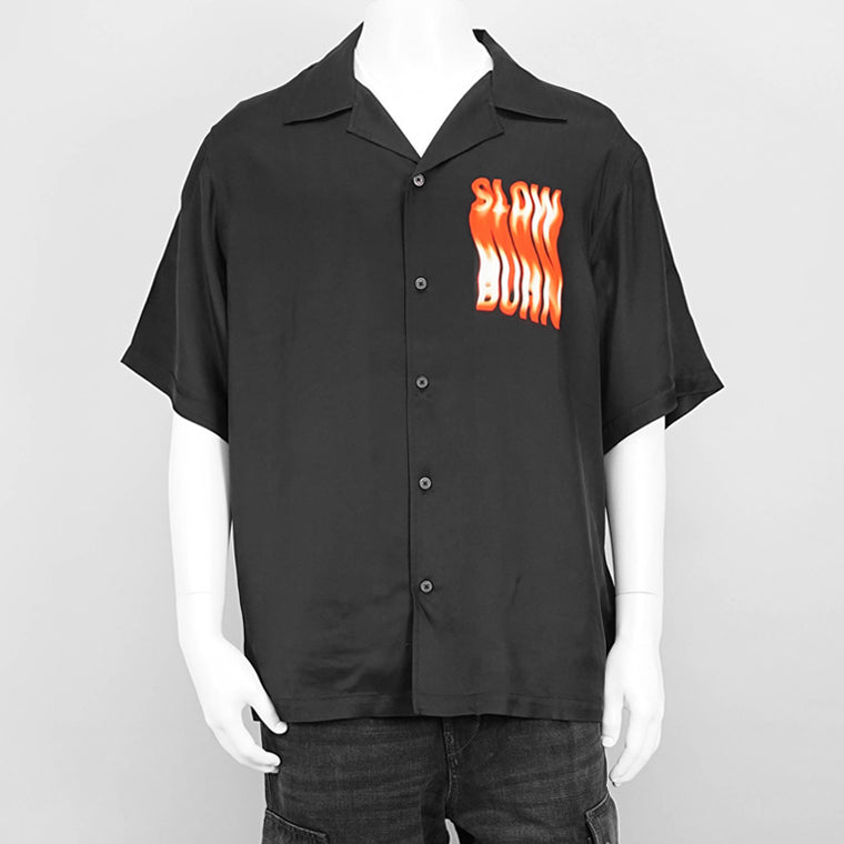 【SUMMER FINAL SALE】 DIESEL メンズ 半袖シャツ S KAROL A A16460 OKNAK ブラック 9XX