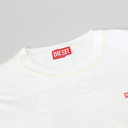【SUMMER FINAL SALE】 DIESEL メンズ 長袖Tシャツ T CRANE LS R1 A16627 0AKAK オフホワイト 141