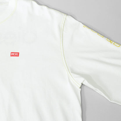 【SUMMER FINAL SALE】 DIESEL メンズ 長袖Tシャツ T CRANE LS R1 A16627 0AKAK オフホワイト 141