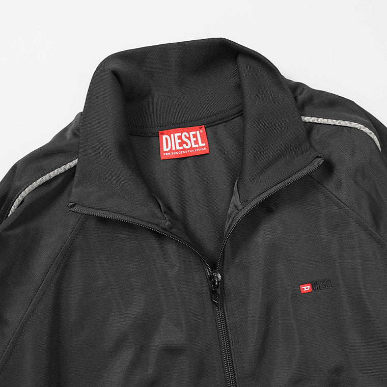 【SUMMER FINAL SALE】 DIESEL メンズ トラックジャケット S RARMERO A16824 0SLBU ブラック 9XX