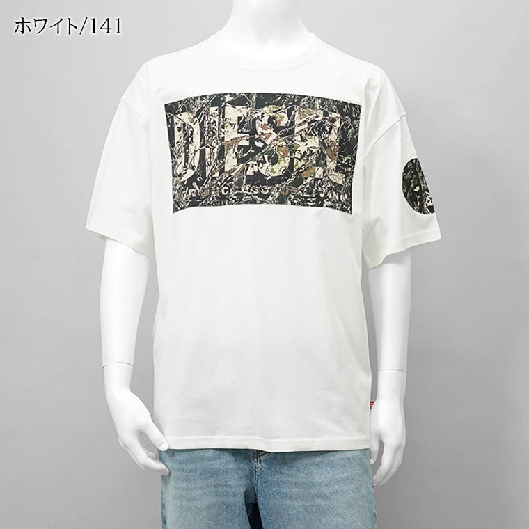 ディーゼル DIESEL メンズ Tシャツ ホワイト ブラック – WORLDCLUB1989