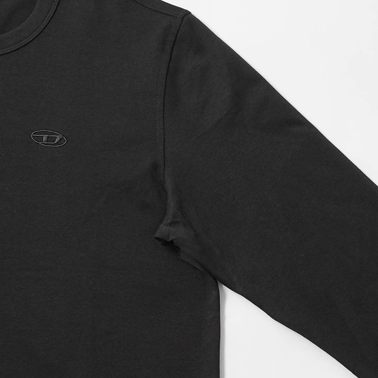 DIESEL メンズ 長袖Tシャツ T ADJUST LS SLITS R17 A18142 0AIJU ブラック 9XX