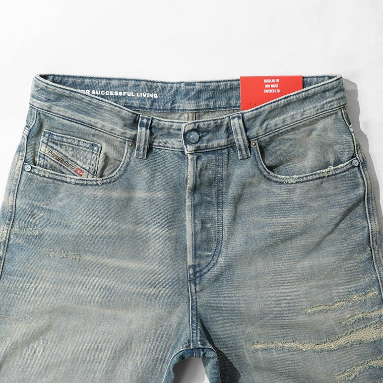 DIESEL メンズ ジーンズ 2024 D MACS A18974 09N30 ウォッシュブルー 01