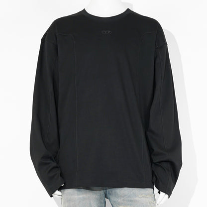 DIESEL メンズ 長袖Tシャツ T BOXT LS INT A19444 0AIJU ブラック 9XX