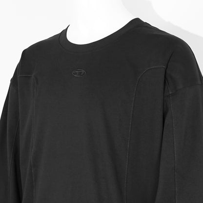 DIESEL メンズ 長袖Tシャツ T BOXT LS INT A19444 0AIJU ブラック 9XX