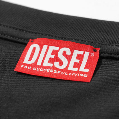 DIESEL メンズ 長袖Tシャツ T BOXT LS INT A19444 0AIJU ブラック 9XX