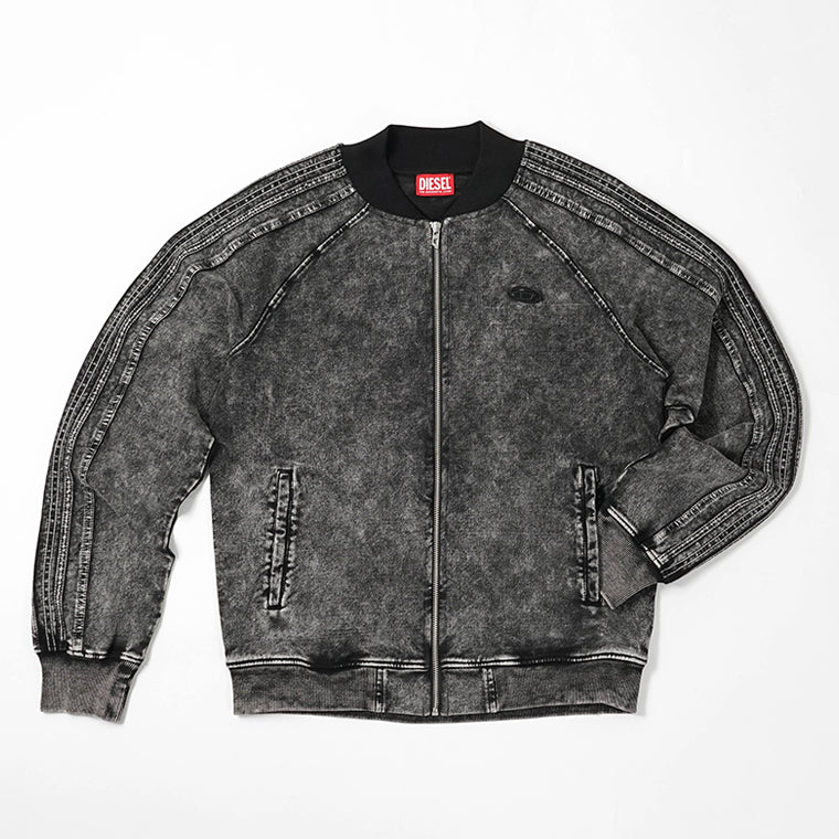 DIESEL メンズ トラックジャケット S ALT A19938 0DCCJ ウォッシュブラック 02A