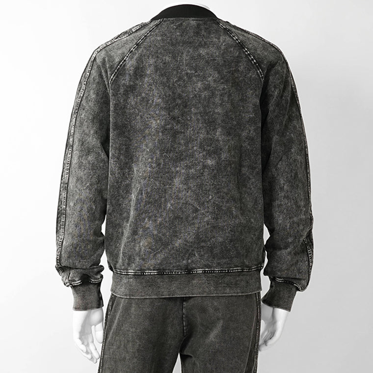 DIESEL メンズ トラックジャケット S ALT A19938 0DCCJ ウォッシュブラック 02A