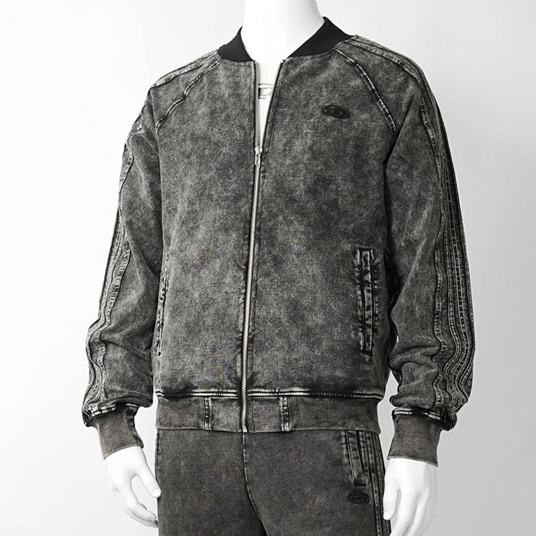 DIESEL メンズ トラックジャケット S ALT A19938 0DCCJ ウォッシュブラック 02A