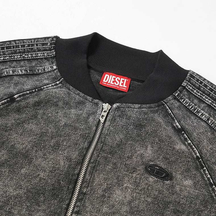 DIESEL メンズ トラックジャケット S ALT A19938 0DCCJ ウォッシュブラック 02A