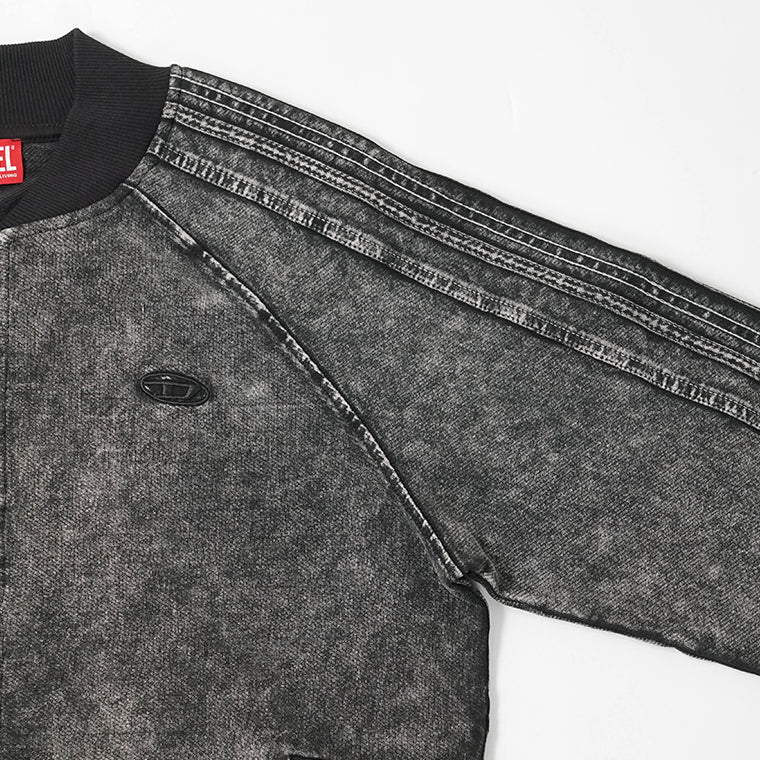 DIESEL メンズ トラックジャケット S ALT A19938 0DCCJ ウォッシュブラック 02A