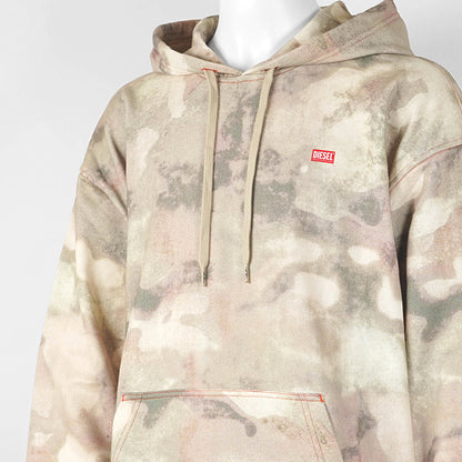 【2026SS SUMMER SALE】 DIESEL メンズ パーカー S BOXT HOOD V1 A20216 0WFCX カモフラベージュ 5DGA