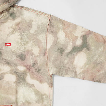 【2026SS SUMMER SALE】 DIESEL メンズ パーカー S BOXT HOOD V1 A20216 0WFCX カモフラベージュ 5DGA