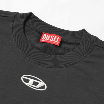 DIESEL メンズ スウェットシャツ S NORM IOD A20446 0BKBW ブラック 900
