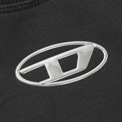 DIESEL メンズ スウェットシャツ S NORM IOD A20446 0BKBW ブラック 900