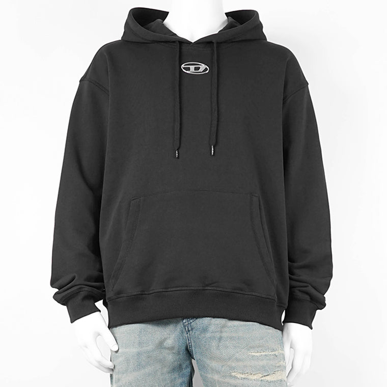 DIESEL メンズ パーカー S NORM HOOD IOD A20447 0BKBW ブラック 900