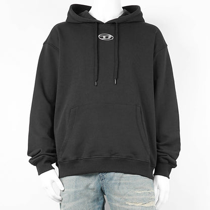 DIESEL メンズ パーカー S NORM HOOD IOD A20447 0BKBW ブラック 900