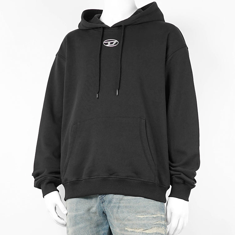DIESEL メンズ パーカー S NORM HOOD IOD A20447 0BKBW ブラック 900
