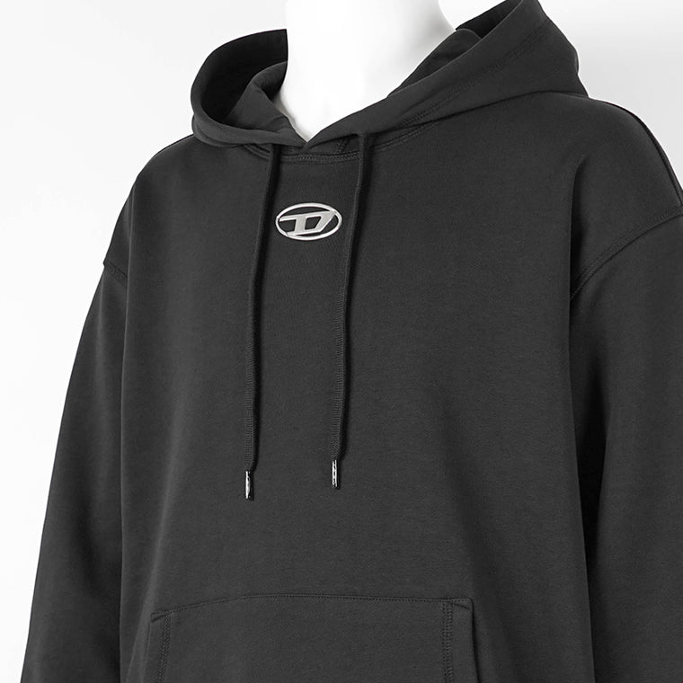 DIESEL メンズ パーカー S NORM HOOD IOD A20447 0BKBW ブラック 900