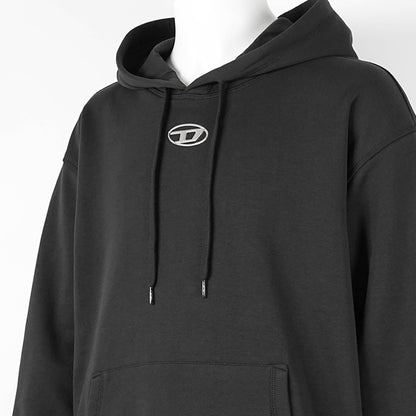 DIESEL メンズ パーカー S NORM HOOD IOD A20447 0BKBW ブラック 900