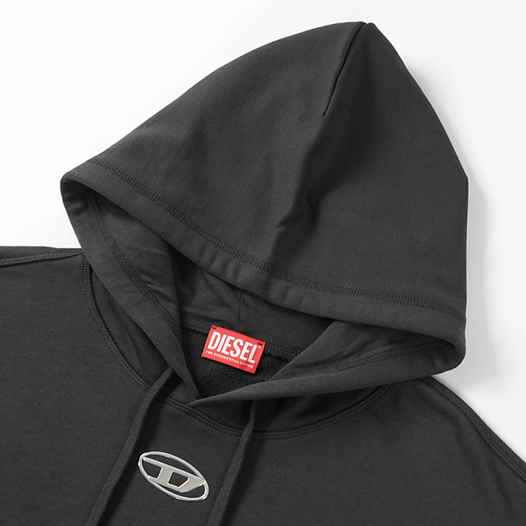DIESEL メンズ パーカー S NORM HOOD IOD A20447 0BKBW ブラック 900