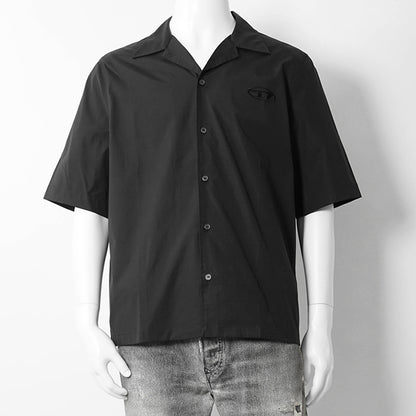 【SUMMER FINAL SALE】 DIESEL メンズ 半袖シャツ S MAC GSBH A20473 0GSBH ブラック 9XX