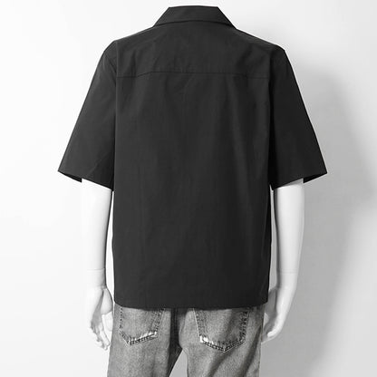 【SUMMER FINAL SALE】 DIESEL メンズ 半袖シャツ S MAC GSBH A20473 0GSBH ブラック 9XX