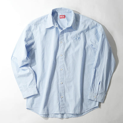 DIESEL メンズ シャツ S SIMPLY BKBZ A20475 0BKBZ ブルー ホワイト 85W