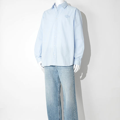 DIESEL メンズ シャツ S SIMPLY BKBZ A20475 0BKBZ ブルー ホワイト 85W
