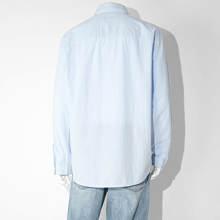 DIESEL メンズ シャツ S SIMPLY BKBZ A20475 0BKBZ ブルー ホワイト 85W