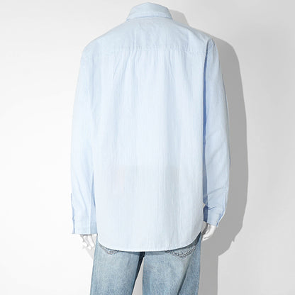 DIESEL メンズ シャツ S SIMPLY BKBZ A20475 0BKBZ ブルー ホワイト 85W