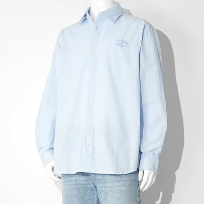 DIESEL メンズ シャツ S SIMPLY BKBZ A20475 0BKBZ ブルー ホワイト 85W