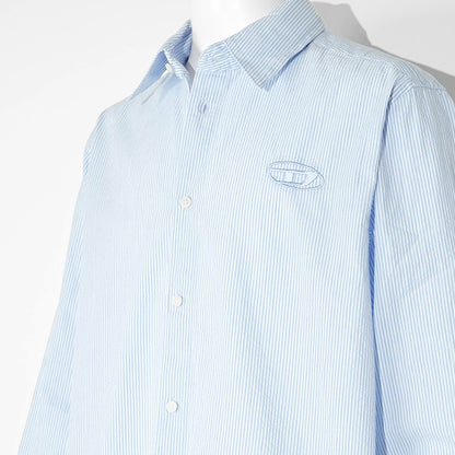 DIESEL メンズ シャツ S SIMPLY BKBZ A20475 0BKBZ ブルー ホワイト 85W