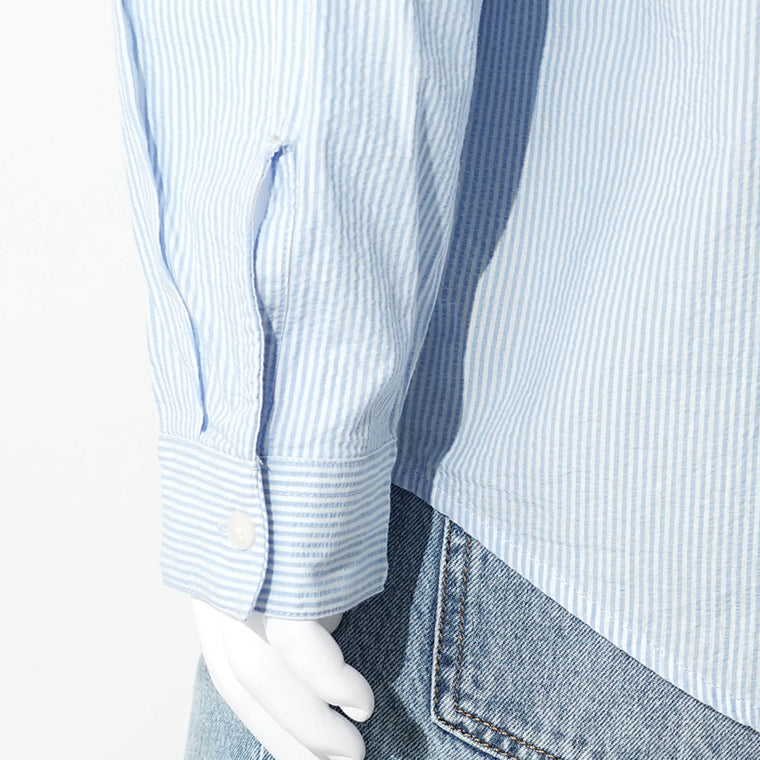DIESEL メンズ シャツ S SIMPLY BKBZ A20475 0BKBZ ブルー ホワイト 85W