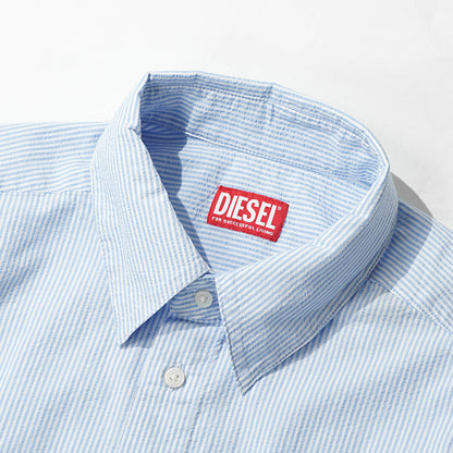 DIESEL メンズ シャツ S SIMPLY BKBZ A20475 0BKBZ ブルー ホワイト 85W
