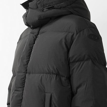 DIESEL メンズ ダウンジャケット W ROLFYS WRD A21764 0AEAI ブラック 9XX