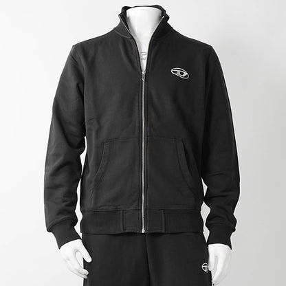 DIESEL メンズ トラックジャケット S GINN ZIP IOD A21873 0BKBW ブラック 900