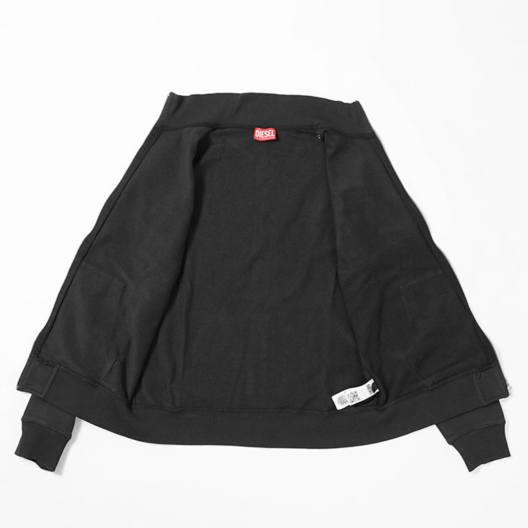 DIESEL メンズ トラックジャケット S GINN ZIP IOD A21873 0BKBW ブラック 900