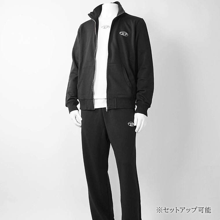 DIESEL メンズ トラックジャケット S GINN ZIP IOD A21873 0BKBW ブラック 900